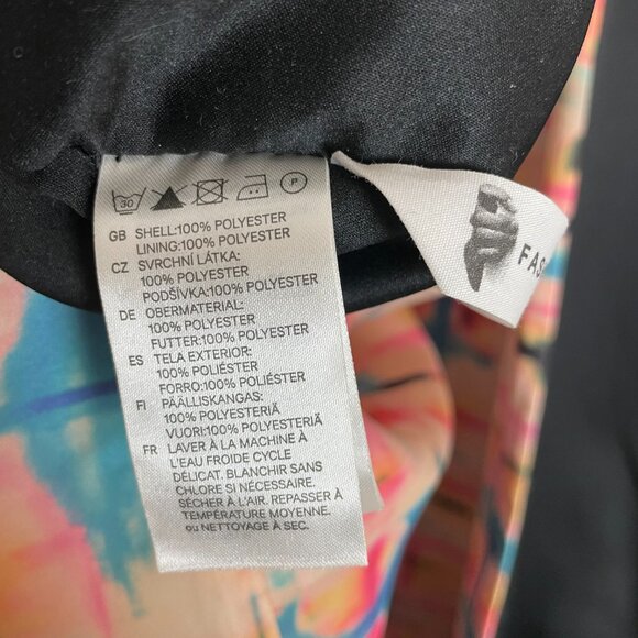 H&M Kimono Robe Shibori Tie-Dye Reversible Open Front Women Size 10 Reversible - Picture 13 of 16